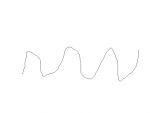 Wykres sinusoidy z UPS APC